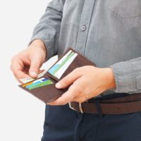 Geldbörse Slim Basic (braun)